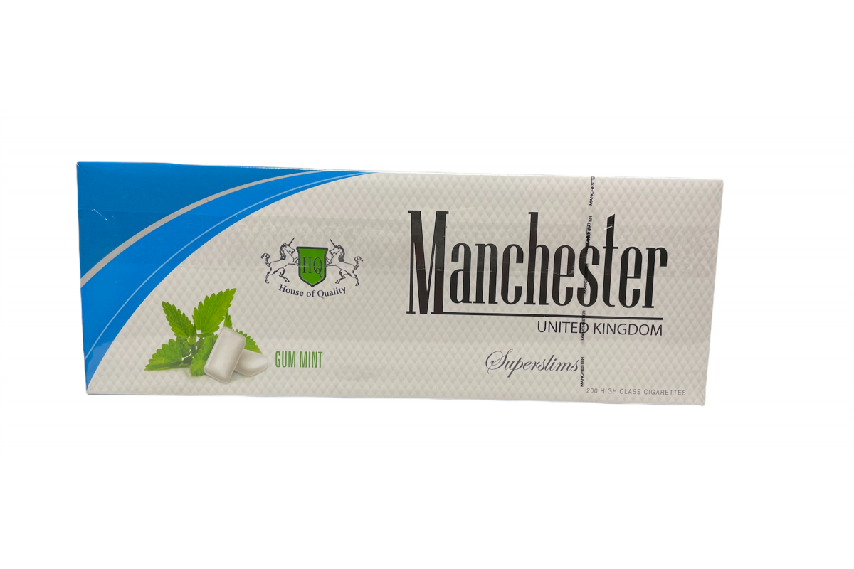 Купить Сигареты Manchester Gum Mint SuperSlims оптом в Москве